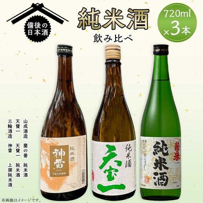 [びんご圏域連携]日本酒 備後の日本酒 純米酒 飲み比べセット 広島県福山市/株式会社斎藤商店 酒 日本酒 飲み比べ セット[BADI002]