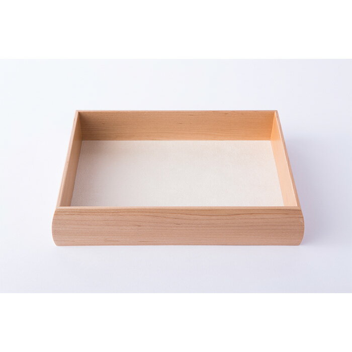 【ふるさと納税】SHINBEYジュエリートレイ2段C［No.878］／ 黒檀 ハードメープル 職人 丁寧 収納 送料無料 広島県