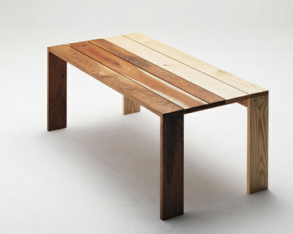 DK01.slit table / テーブル きとき デザイン 家具 木製 送料無料 広島県