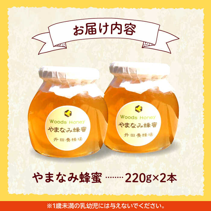 【ふるさと納税】【楽天限定/選べる発送月】はちみつ 升田養蜂場のやまなみ蜂蜜2本セット 220g×2本 天然 はちみつ 無加工 生はちみつ 蜂蜜 ハチミツ ハニー honey 香料無添加 純粋 非加熱 国産 お取り寄せ ギフト プレゼント 広島 三次市/升田養蜂場[APAE001]