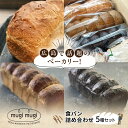 【ふるさと納税】【冷凍】食パン5種セット 食パン 米粉パン 詰め合わせ 冷凍 保存 パン 人気 レーズンパン ハードパン 国産 米粉 三次市/麦麦[APCI00...