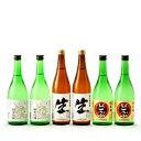 【ふるさと納税】3種の生酒 飲み比べセット(720ml×6本)【配送不可地域:離島】【1203300】