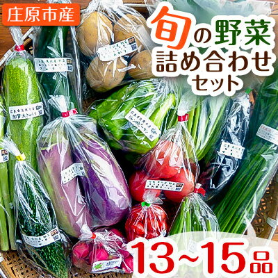 【ふるさと納税】庄原産「旬の野菜」詰め合わせ箱【配送不可地域：離島】【1345756】