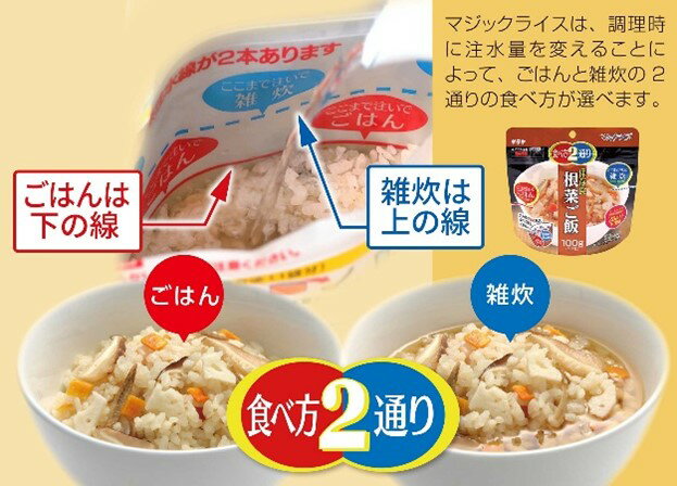 【ふるさと納税】非常食　防災食　5年保存　簡単　サタケの非常用保存食3日分セット