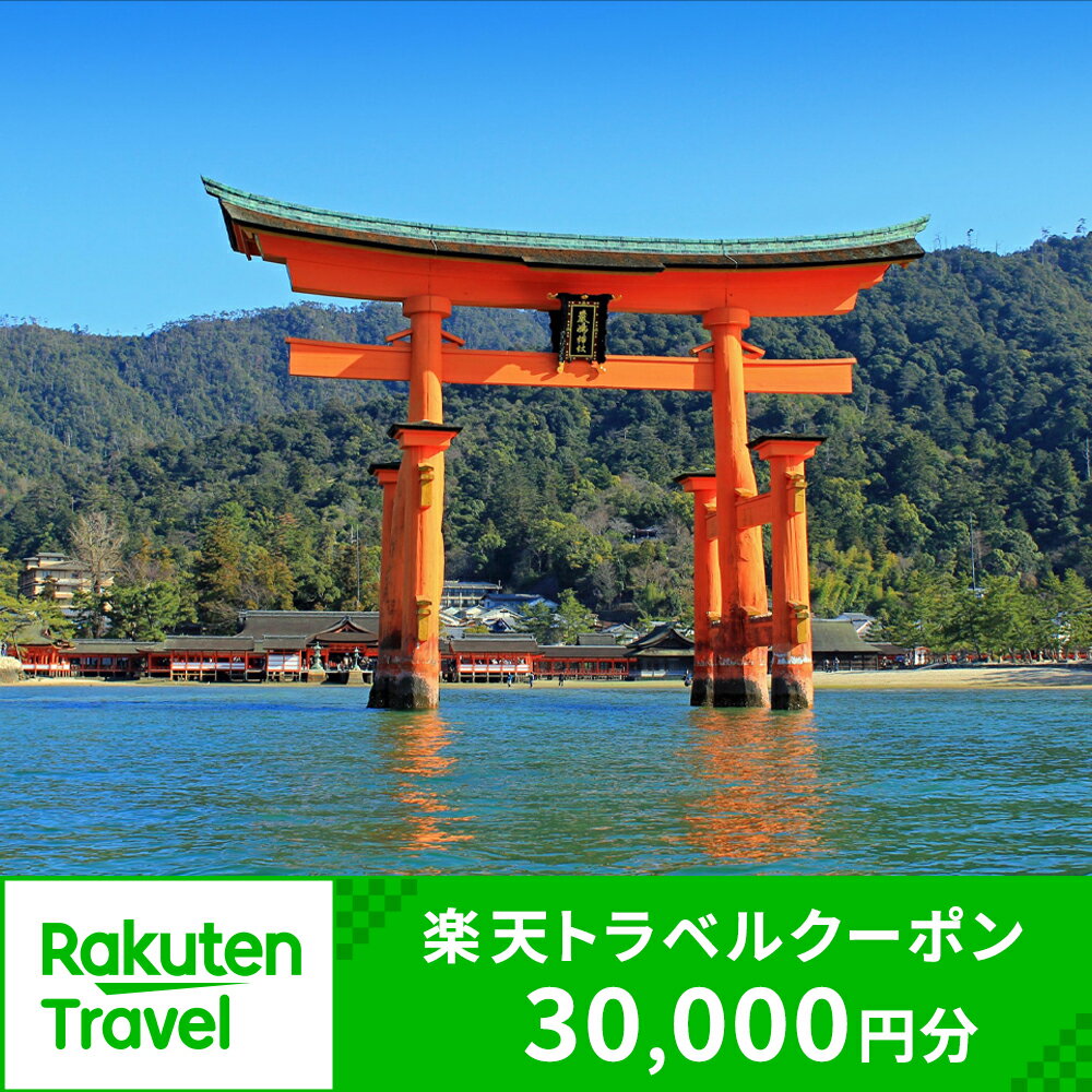 【ふるさと納税】広島県廿日市市の対象施設で使える楽天トラベルクーポン 寄付額100,000円