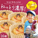 【ふるさと納税】【母の日ギフト対象】ねっとり濃厚！ ひとくちサイズの スイートポテト 16個セット 芋 さつまいも 人気 お菓子 スイーツ 美味しい 和菓子 ギフト プレゼント 江田島市/峰商事合同会社[XAD015]