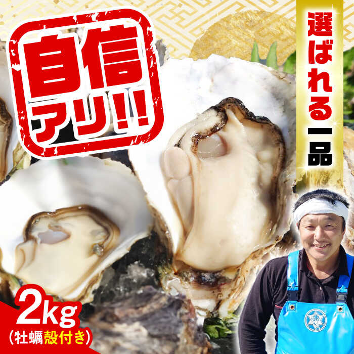 特選 牡蠣三昧! [生牡蠣]広島牡蠣 殻付き2kg 人気 かき 広島 料理 簡単 レシピ 海鮮 ギフト 広島県産 江田島市/株式会社門林水産