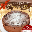 【ふるさと納税】しっとりなめらか、サクサク感がクセになる! ガトーショコラ4号(12cm) チョコレートチーズ お菓子 スイーツ 記念日 洋菓子 贈答 ご褒美 ...