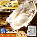 【ふるさと納税】広島G7で提供された牡蠣! 【全6回定期便】やながわ自慢! 殻付き 牡蠣 16個(瞬間冷凍) かき 海鮮 和食 海産物 瀬戸内 広島県産 江田島...