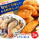 【ふるさと納税】牡蠣 かなわ 広島牡蠣の老舗!安心・安全の新鮮牡蠣 牡蠣 揚げてるかきフライ 2袋 / かきご飯の素 1袋 時短 魚介類 和食 海鮮 海産物 広...