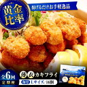 【ふるさと納税】【全6回定期便】牡蠣 冷凍 かなわ 広島牡蠣の老舗!安心・安全の新鮮牡蠣【瞬間冷凍】牡蠣 かきフライ Lサイズ 16個入 魚介類 和食 海鮮 海...