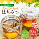 【ふるさと納税】【全6回定期便】江田島産100% はちみつ 2種食べ比べセット(300g×2本) ハチミツ 蜂蜜 国産 広島 江田島市/はつはな果蜂園 [XCD...