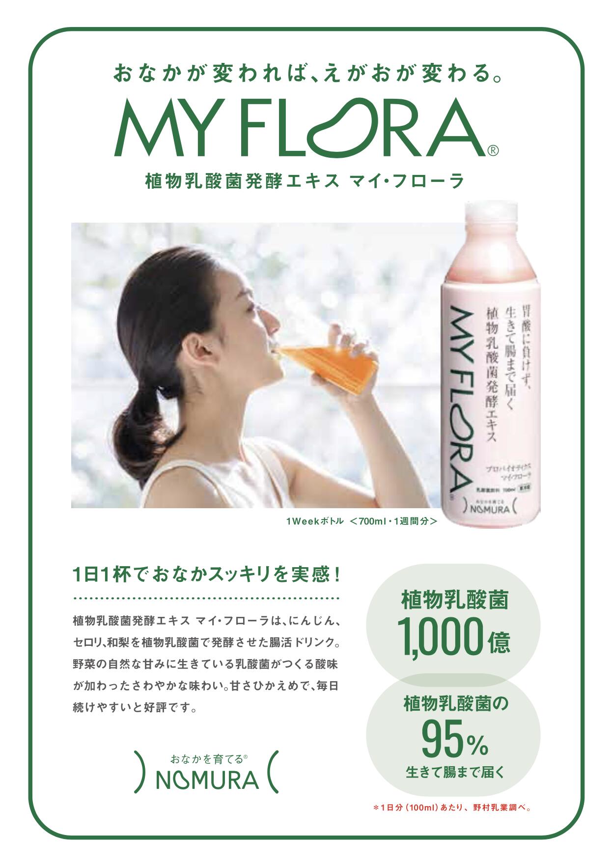 【ふるさと納税】J1 植物乳酸菌発酵エキス「マイ・フローラ」（700ミリリットル×4本セット・約1か月分）のサムネイル