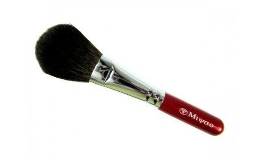 熊野化粧筆 チークブラシ[灰リス100%] MR-8 メイクブラシ 熊野筆 化粧筆
