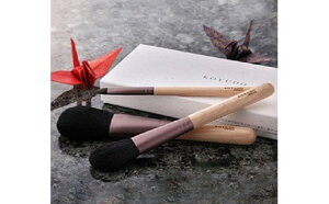 【ふるさと納税】熊野化粧筆 凛3本セット メイクブラシ 熊野筆 化粧筆