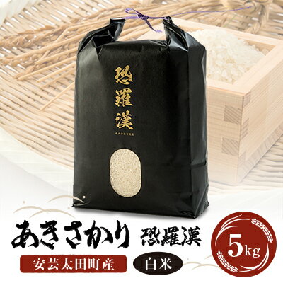【ふるさと納税】安芸太田町産あきさかり「恐羅漢米」5kg【1365224】