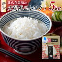 【ふるさと納税】≪新米予約≫ 北広島農場 特別栽培米 大朝米コシヒカリ 精米5kg 2025年産米 米どころ北広島町のおいしいお米 10月中旬発送