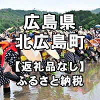 【ふるさと納税】広島県北広島町への寄付 返礼品はありません 