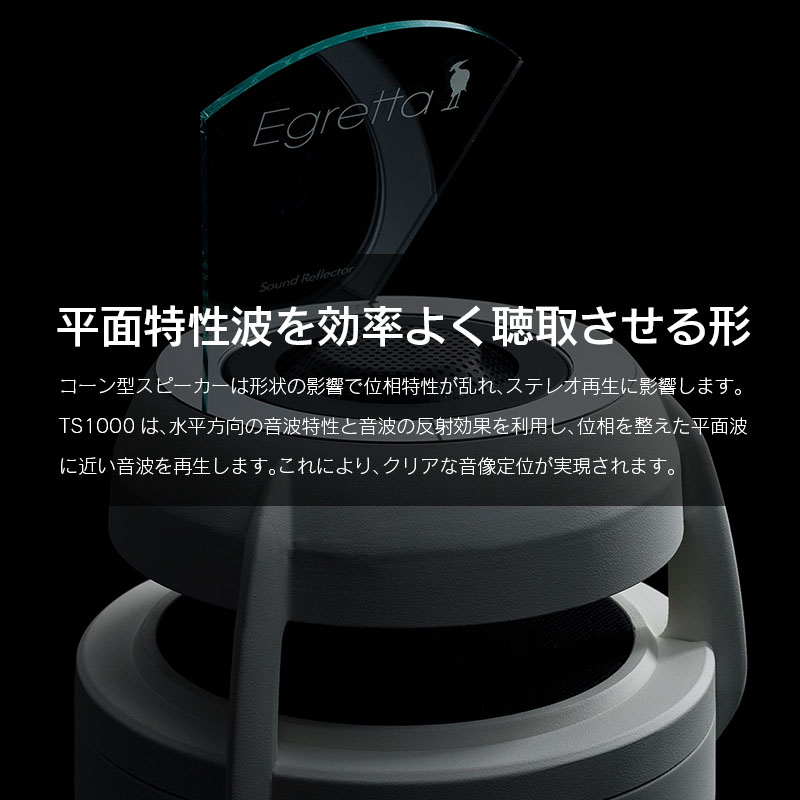 【ふるさと納税】スピーカー オーディオ 全方位 無指向性 Egretta エグレッタ TS1000 タワー型 オオアサ電子 アンプ非搭載 2本1組