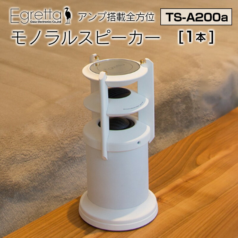 4位! 口コミ数「0件」評価「0」オオアサ電子　Egretta(エグレッタ)アンプ搭載全方位モノラルスピーカー　TS-A200a