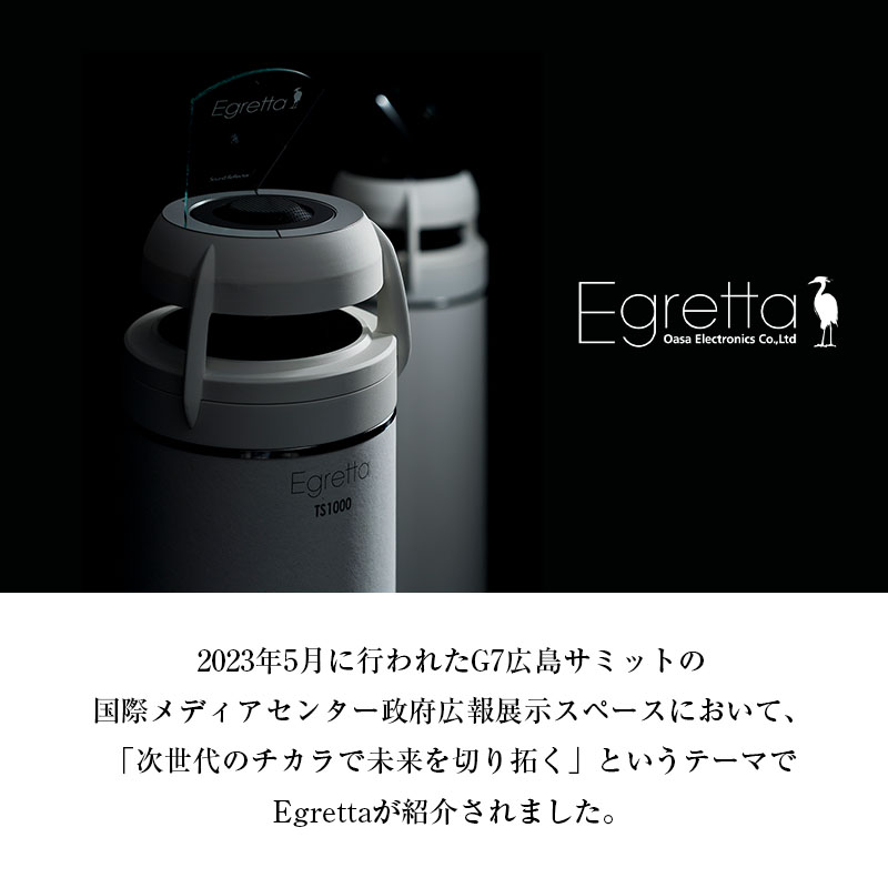 【ふるさと納税】オオアサ電子　Egretta(エグレッタ)タワー型無指向性スピーカー TS1000・アンプTA1000セット