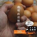 【ふるさと納税】『定期便』四ツ葉農場の霜降りたまご「きみがスター」30個全6回+親鳥1羽付き