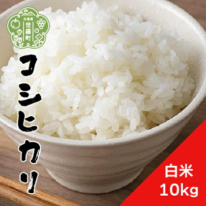 【令和5年産】コシヒカリ 白米 10kg《特別栽培米》広島県 世羅町 米 ご飯 おにぎり お弁当 A058-04