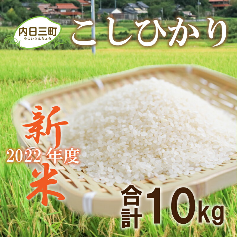 【ふるさと納税】 新米 山口 県産 コシヒカリ 米5kg × 2箱 2022 年度 無洗米 特別栽培エコ50