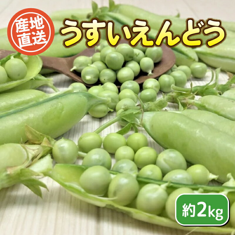 【ふるさと納税】 【 先行予約販売 】 期間限定 うすい豌豆 2kg セット 野菜 新鮮 旬 産地直送 豊浦町 川棚 下関 山口