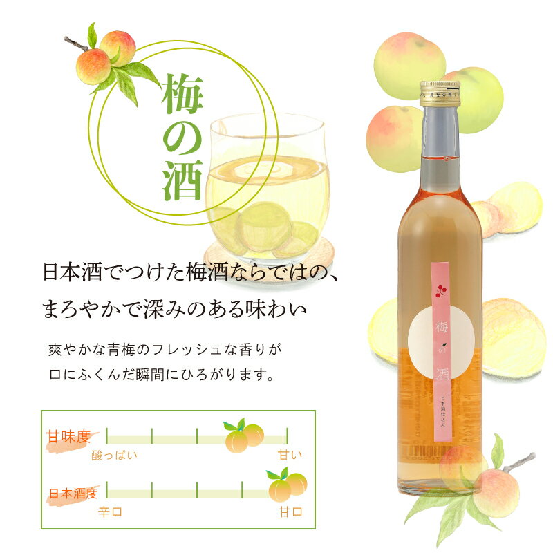 【ふるさと納税】 日本酒 梅の酒 リキュール 500ml × 2本 酒 清酒 梅酒 漬け込み 女性 おすすめ プレゼント ギフト 贈り物 家飲み 父の日 下関 山口 中元 歳暮 敬老 お取り寄せ ご当地酒 母の日 父の日