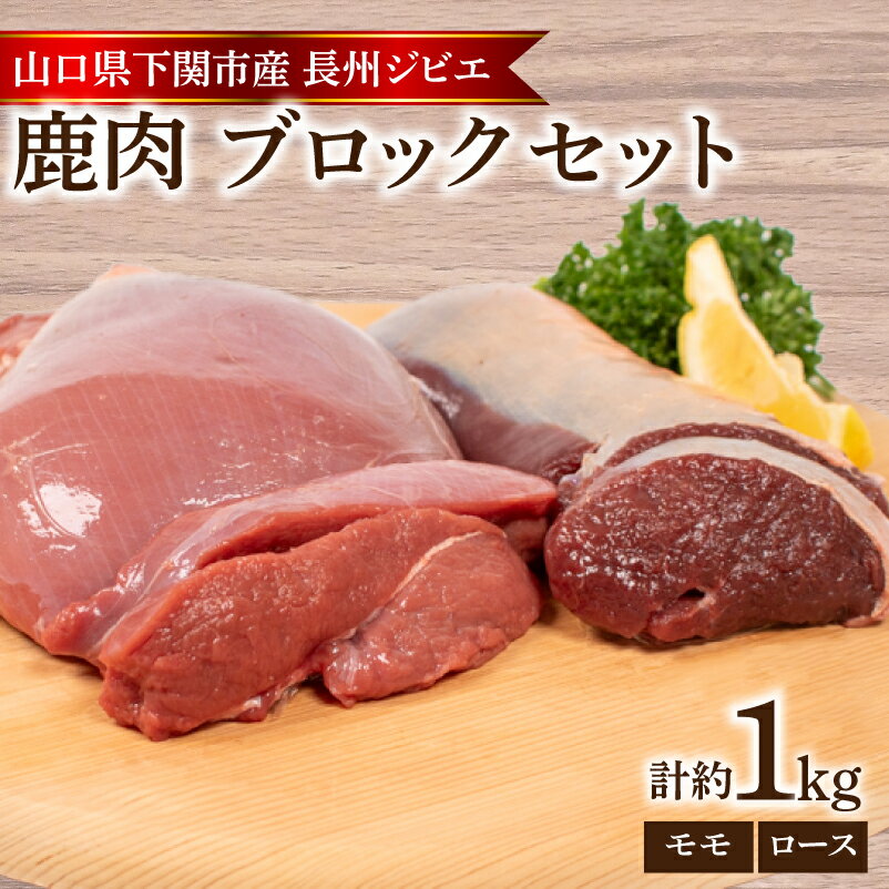 【ふるさと納税】 訳あり 不揃い 鹿肉 ロース モモ ブロック 各 約 500g 計 約 1kg 鹿 シカ ジビエ 肉 もも ( 冷凍 料理 加工 ごはん 弁当...