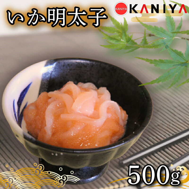 いか 明太子 500g いか明太 いかめんたい イカ めんたいこ 海鮮 魚介類 おすすめ おかず ご飯 蟹屋 KNY-ME31 下関 山口