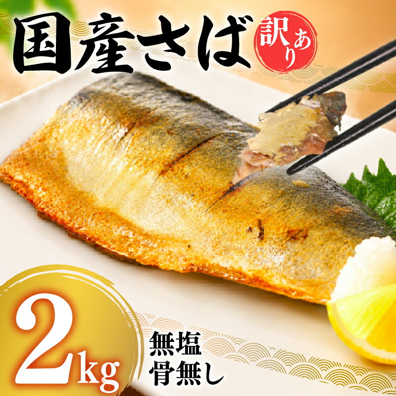 7営業日以内発送 or 指定日可 骨取りさば フィレ 国産 無塩 鯖 2kg 訳あり 骨なし 骨抜き 小分け 切身 冷凍 真空 食品 大容量 人気 魚 魚介 海鮮 簡単 調理 惣菜 おかず 不揃い 便利 お弁当 塩焼き 味噌煮 ふるさと納税鯖 山口 下関市