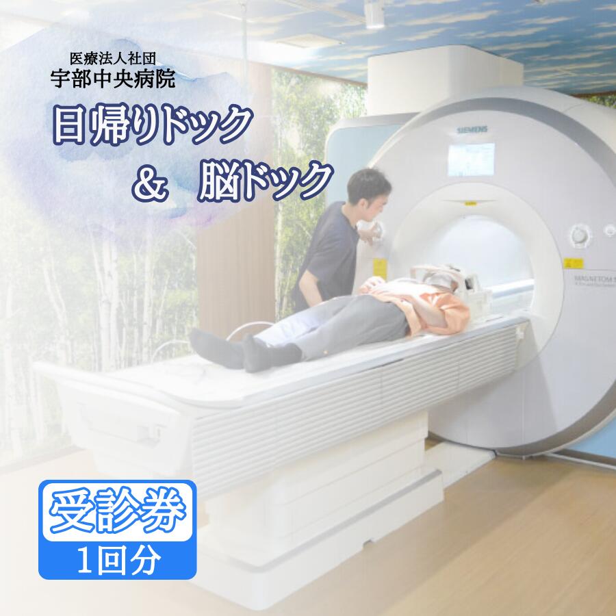 【ふるさと納税】【宇部中央病院】日帰りドック+脳ドック | 人間ドック 健康診断 健康チェック 動脈瘤検査 不整脈検査 緑内障検査 糖尿病検査 がん検査 脳の健康 脳病気早期発見 脳病気予防 30代健康診断 運動不足検査 肥満傾向検査 健康リスク検査 山口県 宇部市