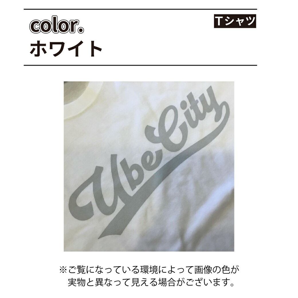 【ふるさと納税】 【4サイズ・3色から選べる】UBE CITY Tシャツ 半袖 ホワイト シティグリーン インディゴブルー