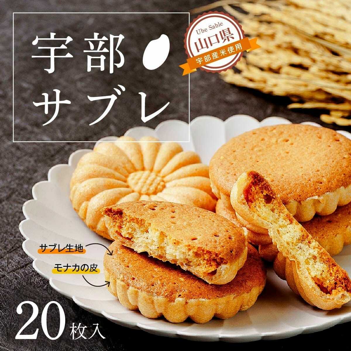 【ふるさと納税】宇部サブレ 20枚入 山口県 宇部市 フランス 菓子 技法 宇部産 米粉 100% 発酵 バター 食感 メレンゲ モナカ 生地 焼き上げ 芳醇 香り 新食感 焼き菓子 お菓子 サブレ おやつ クッキー 米 プレゼント ギフト 贈り物 お祝い お誕生日 敬老の日[BTCM003]