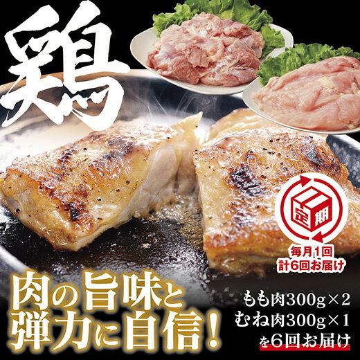 【定期(6回)】秋川牧園 旨みたっぷり鶏肉セット