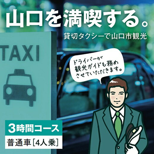 B022【ふるさと納税】観光タクシー・フリープラン《3時間コース》