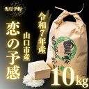 D403【ふるさと納税】 農家直送!山口市産新米「恋の予感」精米10kg