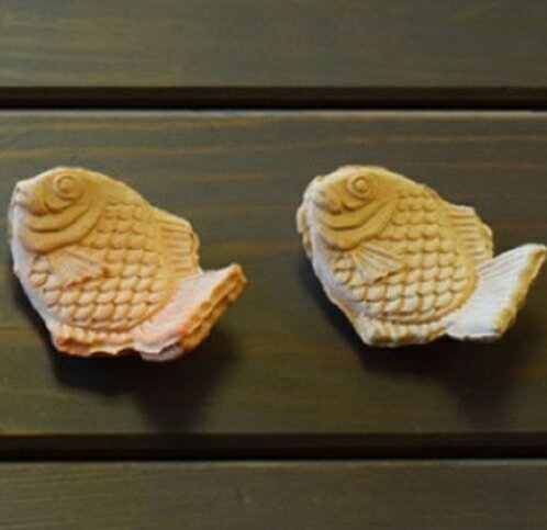 【ふるさと納税】萩焼　たい焼きの箸置き　2客
