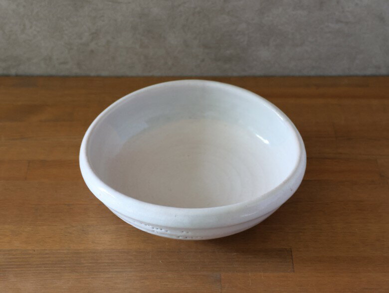 【ふるさと納税】萩焼 楕円鉢 白萩釉 皿 お皿 器 工芸品