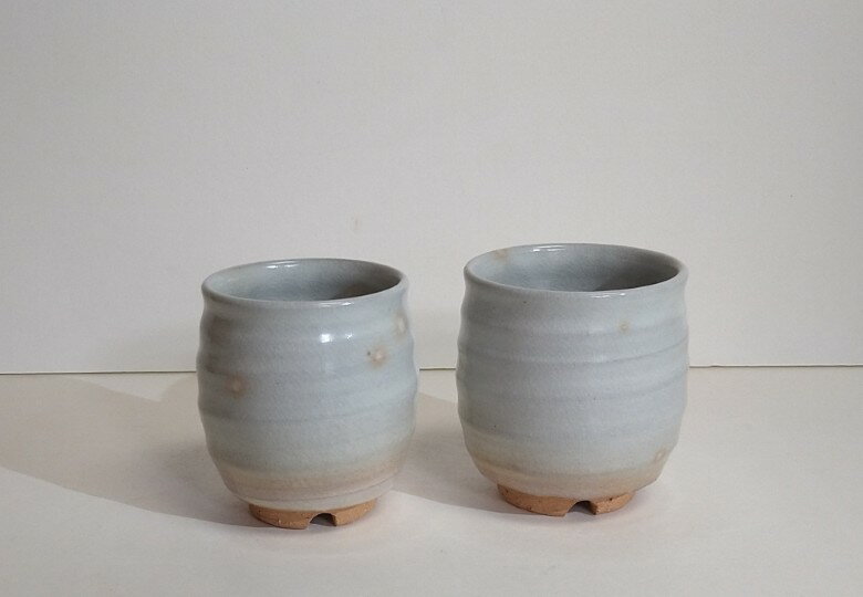 【ふるさと納税】萩焼 湯呑 胴丸 ペア