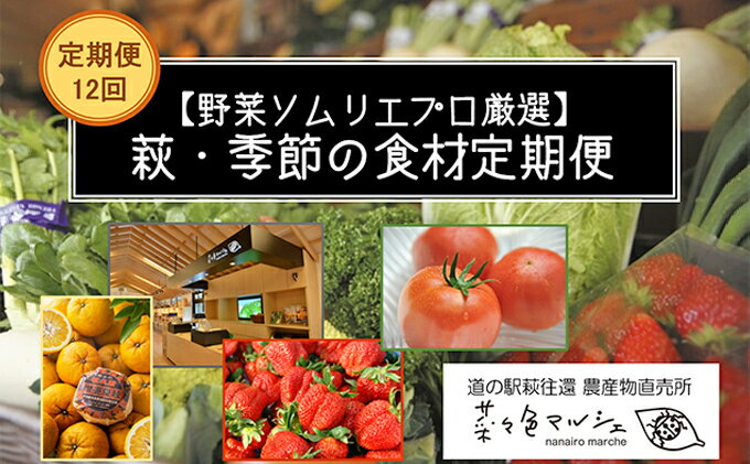野菜ソムリエプロselect/萩・季節の食材定期便 12回コース