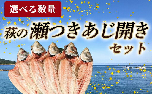 Rakuten - 【ふるさと納税】数量限定・萩の瀬つきあじ開き 【選べる数量】