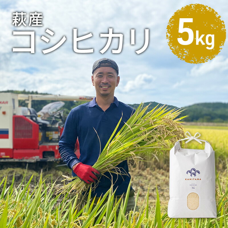 9位! 口コミ数「0件」評価「0」コシヒカリ 令和5年 5kg 米 コメ こめ 萩産 KAMITAMA　【お米・コシヒカリ】