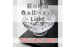 【ふるさと納税】萩の地酒3種呑み比べセット -Light-　【日本酒】 画像1