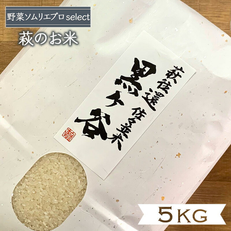 コシヒカリ 5kg 黒ヶ谷米 最上級 野菜ソムリエ プロselect 萩のお米 萩市 佐々並産 米 お米 白米 [萩市]