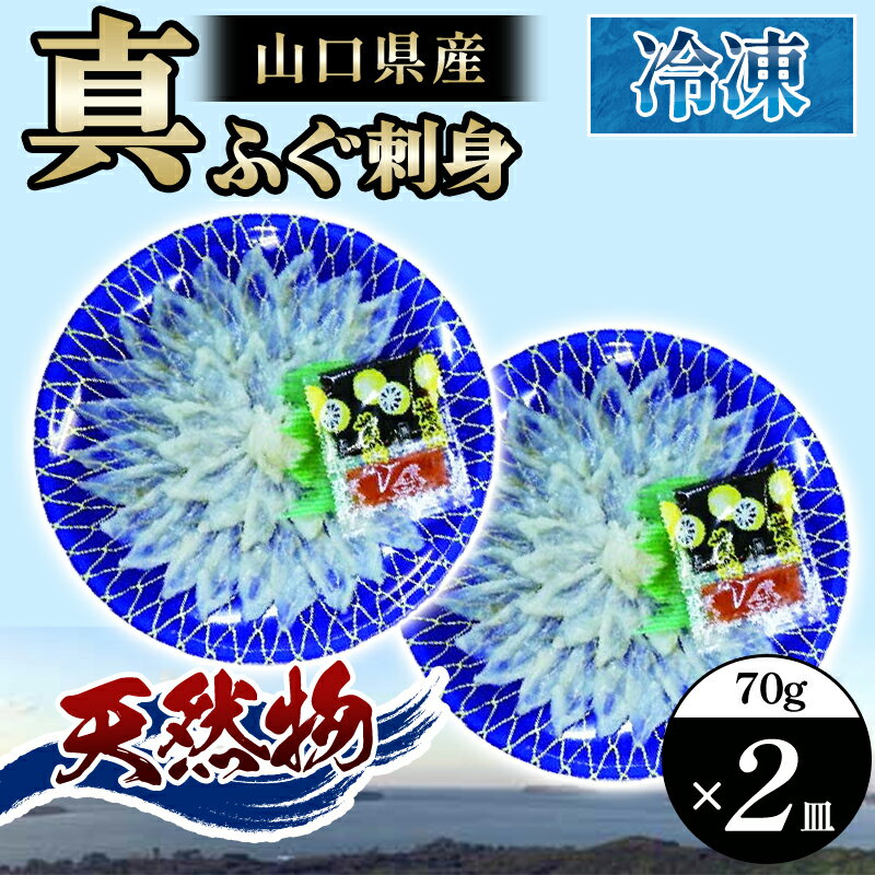 【ふるさと納税】ふぐ 刺身 真ふぐ 140g (70g×2皿) 山口県産 フグ 刺し身 魚 魚介 魚介類 海鮮 天然 国..