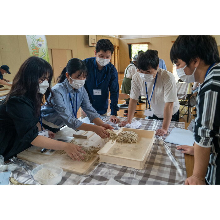 【ふるさと納税】 自然豊かな里山でつくる「そば打ち体験」 ／ 蕎麦 丁寧 格別 チケット 送料無料 山口県 No.169 f352071-kudamatsu-10000141 山口県下松市 サンプル画像2