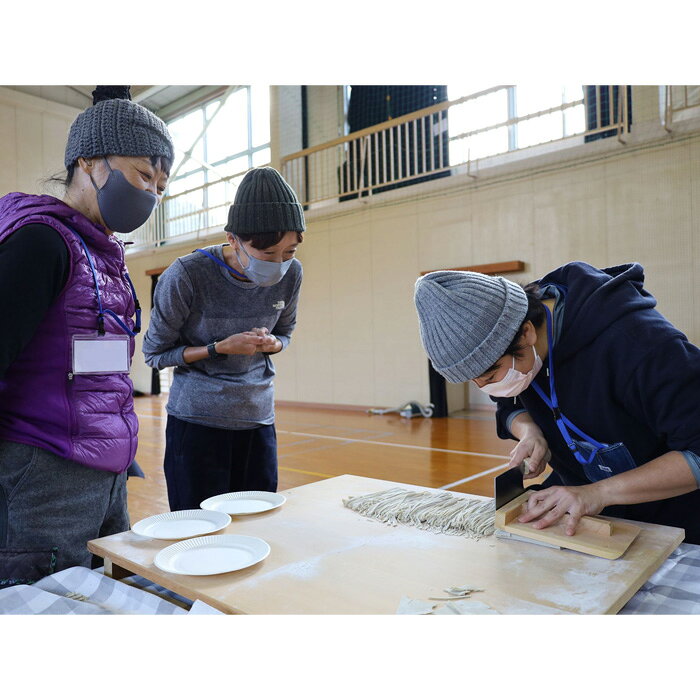 【ふるさと納税】 自然豊かな里山でつくる「そば打ち体験」 ／ 蕎麦 丁寧 格別 チケット 送料無料 山口県 No.169 f352071-kudamatsu-10000141 山口県下松市 サンプル画像3
